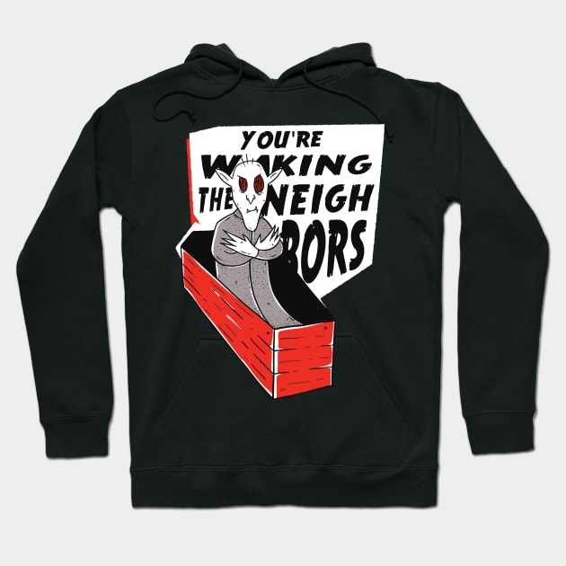 vampire neighbor Hoodie by D.O.A